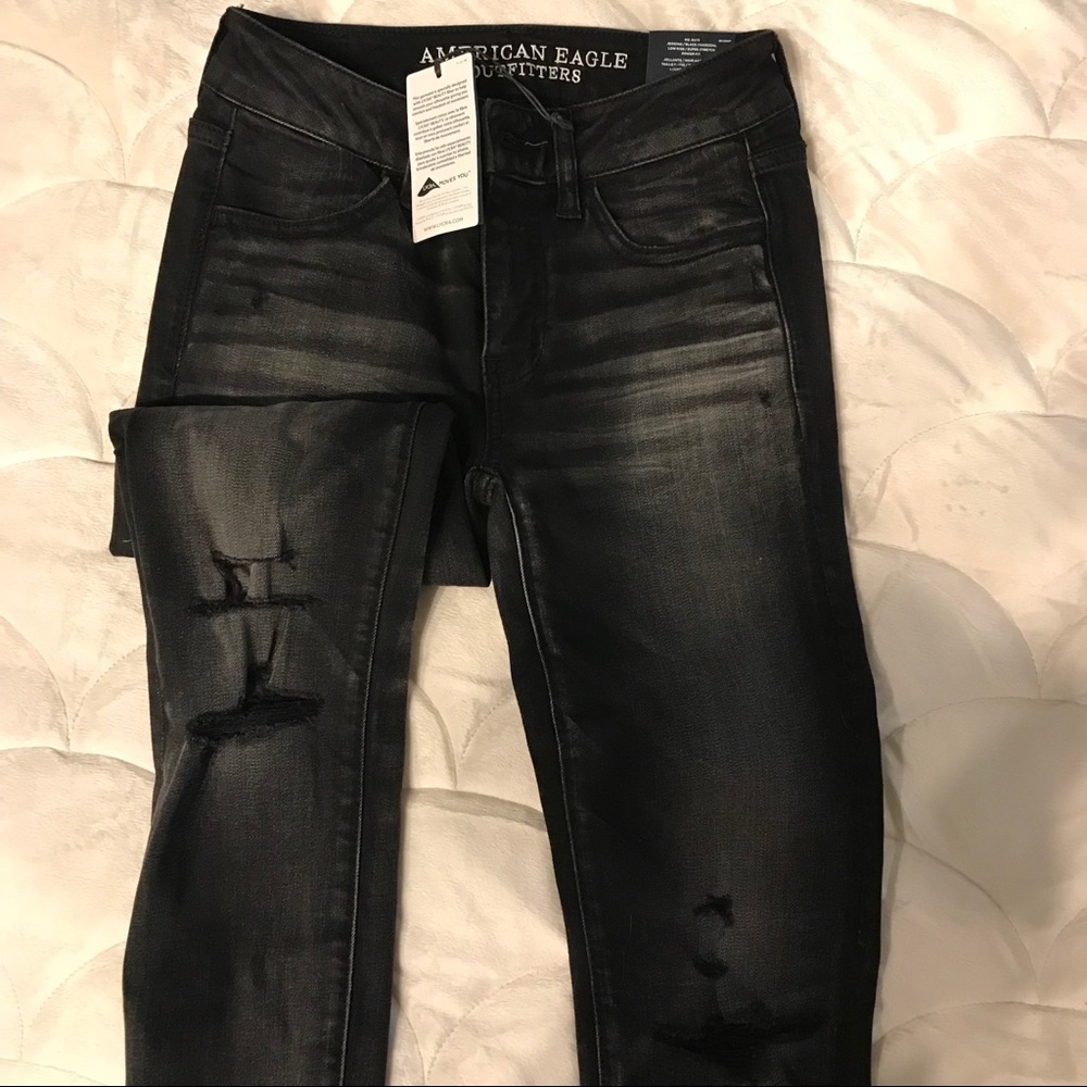 NWT American eagle gray jeans